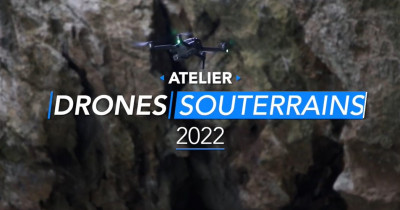 Atelier des réseaux Drones &amp; MSK du CNRS dans les grottes ... Image 1